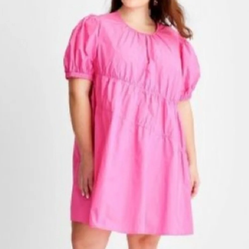 🎯nwt future collective pink babydoll dress - Picture 1 of 7